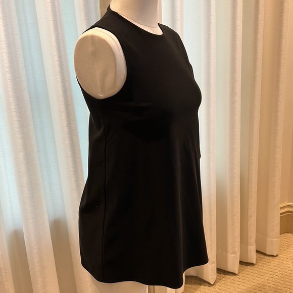 Rosetta Getty black top with asymmetrical cape sleeve size 0 - Picture 3 of 9